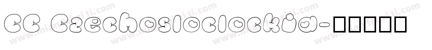 CC Czechosloclockia字体转换